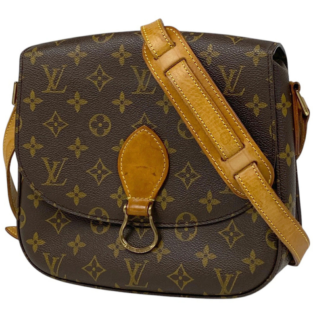 Louis Vuitton Saint Cloud Crossbody Shoulder Bag Monogram Brown